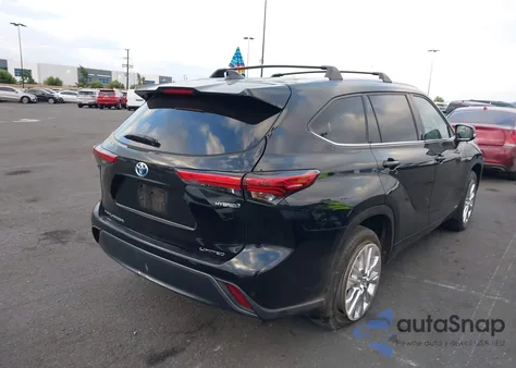 2023 Toyota Highlander Hybrid Limited z USA, uszkodzony, nr VIN 5TDXBRCH1PS581854